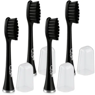 4x Końcówki do SEYSSO Carbon Basic Professional GOLD OXYGEN GO SUPERIOR HYPERTECH PRZEZROCZYSTE - REPTILA - Końcówki do szczoteczek elektrycznych - miniaturka - grafika 1