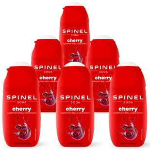 6x SYROP SPINEL SODA WIŚNIA Z WITAMINAMI DO SATURATORA KONCENTRAT DO 10L - Syropy i koncentraty owocowe - miniaturka - grafika 1
