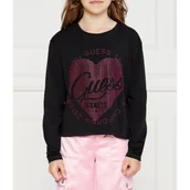 Bluzy dla dziewczynek - Guess Bluzka | Regular Fit - miniaturka - grafika 1