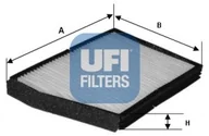 Filtry kabinowe - Filtr, wentylacja przestrzeni pasażerskiej UFI Filtry 53.099.00 - miniaturka - grafika 1