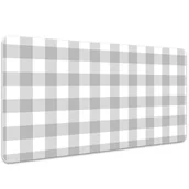Podkładki na biurko - Podkładka na biurko z nadrukiem Szara geometryczna kratka 100x50 cm - miniaturka - grafika 1