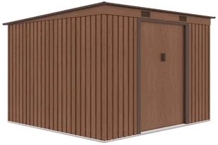 Domek narzędziowy OREGON 261x241cm Walnut, stalowy, z wentylacją, duży schowek na narzędzia, rowery i sprzęt ogrodowy Hardmaister - Altany ogrodowe Domek narzędziowy OREGON 261x241cm Walnut, stalowy, z wentylacją, duży schowek na narzędzia, rowery i sprzęt ogrodowy Hardmaister - Altany ogrodowe - miniaturka - grafika 1