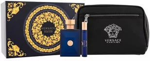 Versace Pour Homme Dylan Blue zestaw Edt 100 ml + Edt 10 ml + Kosmetyczka dla mężczyzn - Zestawy perfum męskich - miniaturka - grafika 1