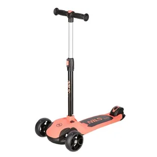 HLB122 LED PINK HULAJNOGA DZIECIĘCA NILS FUN - Hulajnogi - miniaturka - grafika 1