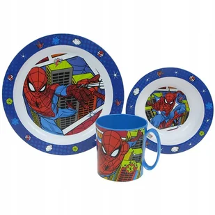 ZESTAW OBIADOWY do mikrofalówki Spider-Man (74704) - Kubki dla dzieci - miniaturka - grafika 1