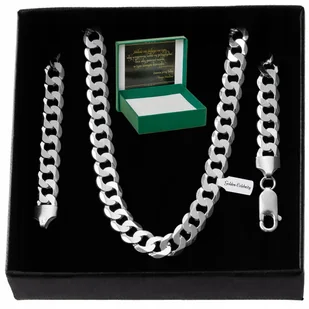 Łańcuszek Srebrny Męski Splot Pancerka 50Cm/6,5Mm Pełny Szeroki 925+Gratisy - Łańcuszki - miniaturka - grafika 1