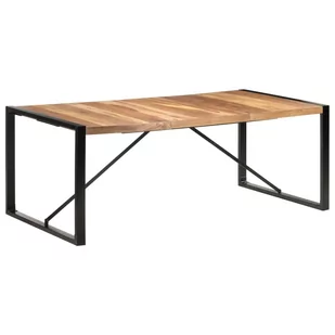 vidaXL Stół jadalniany, 200x100x75 cm, drewno stylizowane na sheesham Stół jadalniany, 200x100x75 cm, drewno stylizowane na sheesham - Stoły - miniaturka - grafika 1