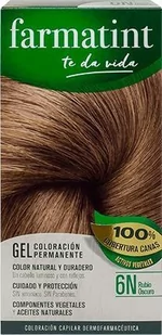 Farba kremowa z utleniaczem do włosów Farmatint Permanent Color Gel 6N Dark Blonde 150 ml (8470001791504) - Farby do włosów i szampony koloryzujące - miniaturka - grafika 1