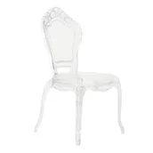 Krzesła - King Home Krzesło KING transparentne poliwęglan - miniaturka - grafika 1