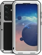 Etui i futerały do telefonów - LOVE MEI Etui Pancerne + szkło Powerful do Galaxy S24, srebrne - miniaturka - grafika 1