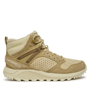 Trapery Merrell Wildwood Mid Ltr Wp J038298 Beżowy - Botki damskie - miniaturka - grafika 1