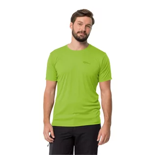 Koszulki męskie - T-shirt męski Jack Wolfskin TECH T M fresh green - S - grafika 1