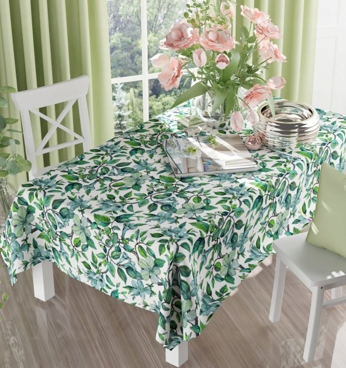 Cerata włoska kolekcja - GREEN prostokąt rozm 140x180 cm na stół, do ogrodu