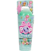 Herbata - Barbie Pop Reveal Lalka Zielona herbata Seria Bubble Tea Pachnąca lalka modowa, zwierzątko i 8 niespodzianek, w tym zmiana koloru, zabawka sensoryczna, zestaw z niespodziankami, HTJ21 - miniaturka - grafika 1