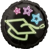 Balony i akcesoria - Balon foliowy 17' Absolutorium - biret neonowy - miniaturka - grafika 1