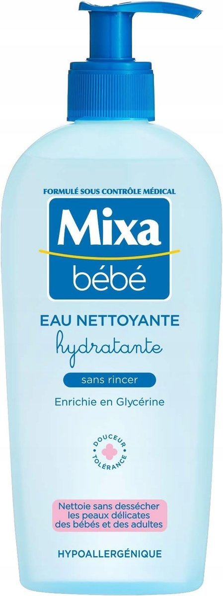 Mixa Bebe Woda Oczyszczająca Dla Niemowląt Bez Płukania 250 Ml