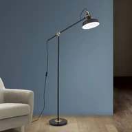 Lampy stojące - ORION Lampa podłogowa Schiller, czarna, metal, 153 cm, regulowana - miniaturka - grafika 1