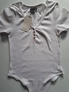 BRAVE SOUL BODY DAMSKIE R. M BIAŁE KRÓTKI RĘKAW GUZIKI - Odzież ciążowa - miniaturka - grafika 1