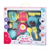 Zabawy w naśladowanie dorosłych - Playgo: Zestaw naczyń kuchennych - miniaturka - grafika 1