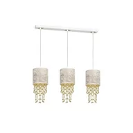 Lampy sufitowe - Milagro Lampa wisząca ALMERIA WHITE/GOLD 3xE27 MLP6445 - miniaturka - grafika 1