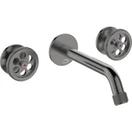 Baterie umywalkowe - Laveo Bateria umywalkowa podtynkowa grafit MURO BAU 922P - miniaturka - grafika 1