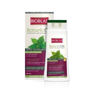 Bioblas Botanic Oils Szampon z olejem pokrzywowym przeciw wypadaniu włosów 360 ml - Szampony do włosów - miniaturka - grafika 2