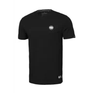Koszulki sportowe męskie - Pit Bull T-Shirt Koszulka Small Logo 21 Czarna - miniaturka - grafika 1