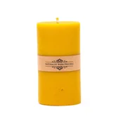 Świece - Świeca z wosku pszczelego walec średni - miniaturka - grafika 1