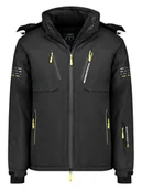 Kurtki narciarskie - Geographical Norway Kurtka narciarska "Waldo" w kolorze czarnym - miniaturka - grafika 1