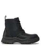 Buty dla chłopców - Pepe Jeans Trzewiki PBS50100 Czarny - miniaturka - grafika 1