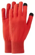 Rękawiczki sportowe męskie - RONHILL Rękawiczki do biegania MERINO SEAMLESS GLOVE czerwone - miniaturka - grafika 1