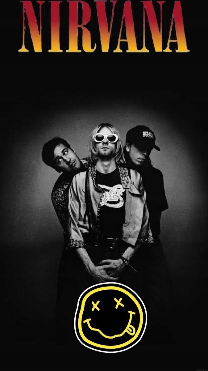 PODKŁADKA POD MYSZ Nadruk 22x18 cm Nirvana Smiley Kurt Cobain ROCK Prezent
