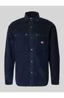 Koszule męskie - Koszula sztruksowa o kroju relaxed fit z czystej bawełny - Tommy Jeans - miniaturka - grafika 1