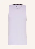 Koszulki i topy damskie - Nike Top Do Biegania Miler blau - miniaturka - grafika 1