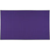 Tablice i flipcharty - ekoTAB Tablica tekstylna ekoTAB w aluminiowej ramie, 200x120 cm, fioletowa 535123 - miniaturka - grafika 1