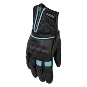 Rękawice motocyklowe - Rękawice Motocyklowe Rusty Stitches Lilly Damskie Czarny/Pastelowy niebieskiS - miniaturka - grafika 1