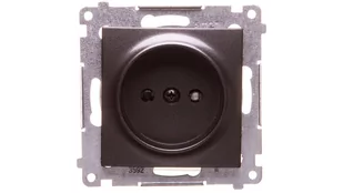 Kontakt Simon Simon 54 Gniazdo pojedyncze b/u 16A IP20 antracyt DG1Z.01/48 WMDW-00101x-048 0001-00000-41627 [4350270] - Gniazdka elektryczne - miniaturka - grafika 1