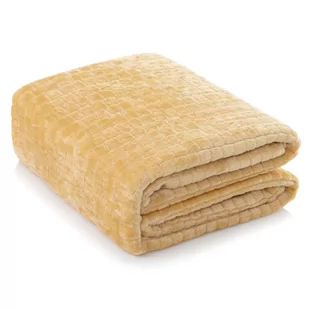Koc 160 x 200 Mikrofibra Tłoczona Ardea Kostka 11 - Koce - miniaturka - grafika 2