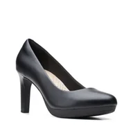 Półbuty damskie - Clarks Ambyr Joy E [black leather] - rozmiar 37.5 - miniaturka - grafika 1