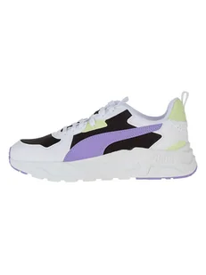 Puma Sneakersy "Trinity Lite" w kolorze biało-fioletowym - Trampki damskie - miniaturka - grafika 1