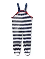 Spodnie i spodenki dla chłopców - Playshoes Wodoodporne spodnie przeciwdeszczowe dla dzieci unisex, Niebieski (morski/Weiß 171), 98 - miniaturka - grafika 1