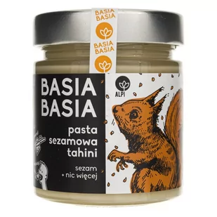 Alpi Smaki Pasta sezamowa Tahini Basia Basia 210 g BASIAPASTASEZAM - Słodkie kremy i masła - miniaturka - grafika 1