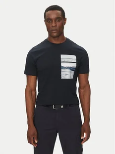 BOSS T-Shirt 50539194 Granatowy Regular Fit - Koszulki męskie - miniaturka - grafika 1