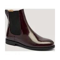 Sztyblety damskie - BOSS BLACK Skórzane sztyblety Lycia - miniaturka - grafika 1