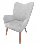 Fotele - Fotel wypoczynkowy REMO tkanina boucle - miniaturka - grafika 1