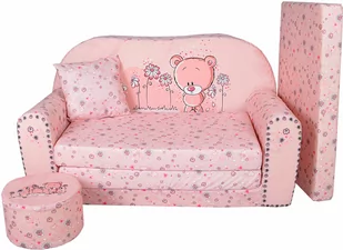 Sofa kanapa dla dzieci rozkładana Teddy Bear - Fotele i pufy dla dzieci - miniaturka - grafika 1