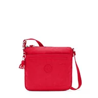 Torebki damskie - Kipling Damska torebka Sebastian, M, Czerwony - Czerwony Rouge - Medium - miniaturka - grafika 1