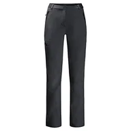 Spodnie damskie - Jack Wolfskin Damskie spodnie z kamieni geeigelstein, czarne, 40/L - miniaturka - grafika 1