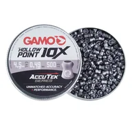 Osprzęt do wiatrówek - Gamo - Śrut Diabolo AccuTek Hollow Point 10X - Kaliber 4,5 mm - 500 sztuk - 6322546-AK - miniaturka - grafika 1