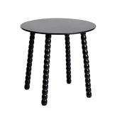 Ławy i stoliki kawowe - HOMLA Stolik kawowy RESLE czarny 40x40x40 cm - miniaturka - grafika 1